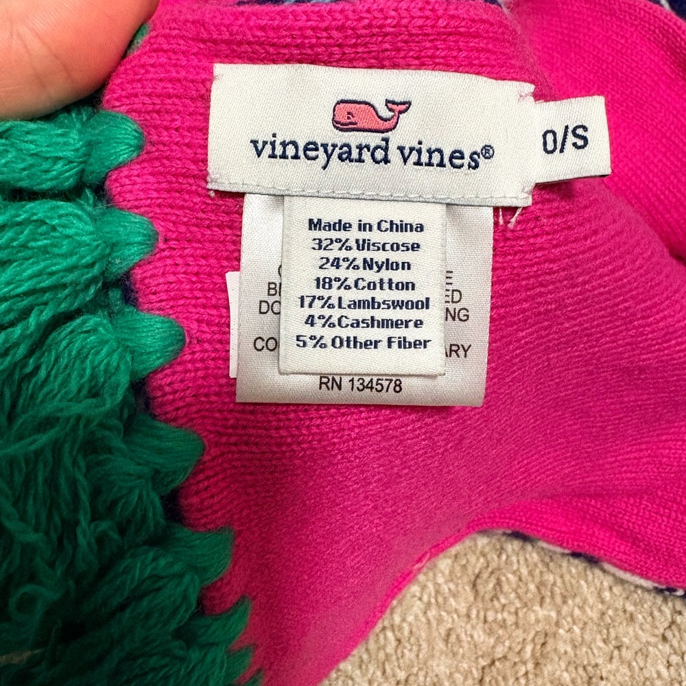 Vineyard Vines Nautical Patterned Knit Scarf - image 2